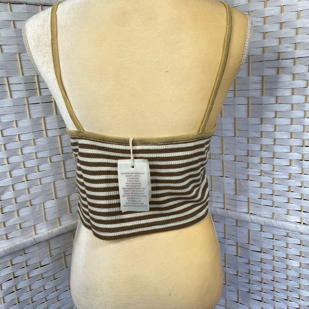 NWT Hem & Thread Thermal Stripe Tank - Picture 11 of 12